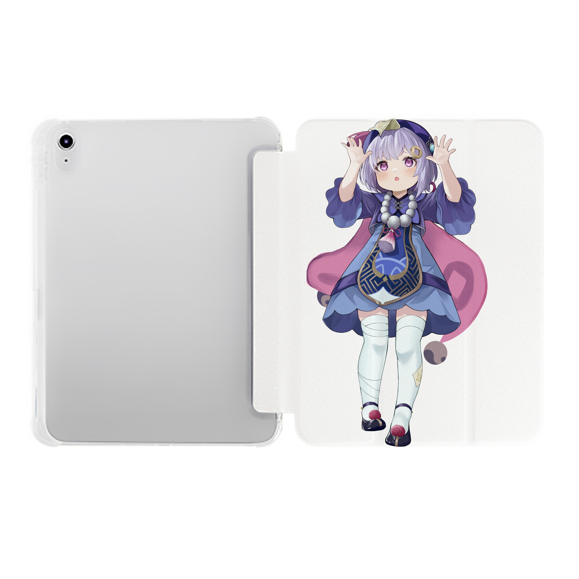 げんし神 七七 なな  genshin Nana IPad ケース ペン収納付き 三つ折りスタンド PUレザー×シリコン 対応機種9.5/10.5/10.9インチ